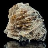 Baryte, Calcite, Quartz<br />San Pedro Mine, De Enmedio Range, Almendricos, Lorca, Comarca Alto Guadalentín, Region of Murcia (Murcia), Spain<br />8 x 7,5 x 4 cm<br /> (Author: Niels Brouwer)