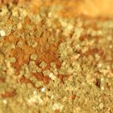 Pharmacosiderite<br />María Josefa Mine, Rodalquilar, Níjar, Comarca Metropolitana de Almería, Almería, Andalusia, Spain<br />FOV 7 mm<br /> (Author: franjungle)