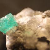 Beryl (variety emerald)<br />Muzo mining district, Western Emerald Belt, Boyacá Department, Colombia<br />36mm x 43mm x 18mm<br /> (Author: franjungle)