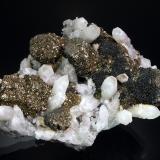 Pyrite ps. after pyrrhotite<br />Herja Mine, Chiuzbaia, Baia Sprie, Maramures, Romania<br />4.9 x 7.0 x 9.1 cm.<br /> (Author: crosstimber)
