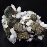 Pyrite ps. after pyrrhotite<br />Herja Mine, Chiuzbaia, Baia Sprie, Maramures, Romania<br />4.9 x 7.0 x 9.1 cm.<br /> (Author: crosstimber)