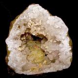 Baryte and Dolomite on Quartz<br />Harrodsburg area, Clear Creek Township, Monroe County, Indiana, USA<br />10 cm.<br /> (Author: Bob Harman)