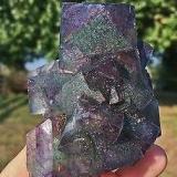Fluorita<br />Mina Okorusu, Distrito Otjiwarongo, Región Otjozondjupa, Namibia<br />9x6 cm<br /> (Autor: nimfiara)
