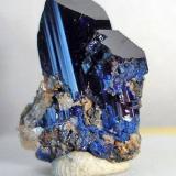 Azurita<br />Touissit, Distrito Touissit, Provincia Jerada, Región Oriental, Marruecos<br />3 cm<br /> (Autor: nimfiara)