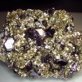 Esfalerita, Arsenopirita<br />Mina Stan Trg (Stan Terg, Stari Trg), Complejo Trepča, Valle Trepča, Kosovska Mitrovica, Distrito Kosovska Mitrovica, Kosovo<br />13x11 cm<br /> (Autor: geoalfon)
