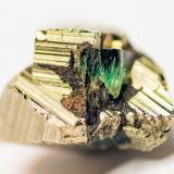 Beryl (variety emerald), Pyrite<br />Colombia<br />W 18mm x H 12mm x D 15mm<br /> (Author: Bergur_E_Sigurdarson)