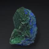 Malachite, Azurite<br />Tsumeb Mine, Tsumeb, Otjikoto Region, Namibia<br />6.5 x 5.5 cm<br /> (Author: am mizunaka)