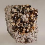 Quartz (variety smoky) and Microcline<br />Moat Mountain, Hale's Location, Carroll County, New Hampshire, USA<br />5.9 x 6.0 cm<br /> (Author: crosstimber)
