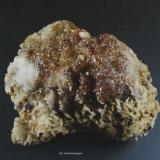 Fluorita y Barita.<br />Mina Atrevida, Vimbodí i Poblet, Comarca Conca de Barberà, Tarragona, Cataluña / Catalunya, España<br />65x50 mm<br /> (Autor: Jesus Franquesa Baucells)