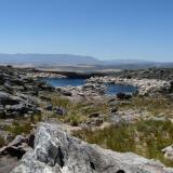 A reservoir about an hour’s walk into the mountains. (Author: Pierre Joubert)