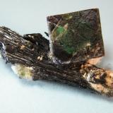 Fluorite/Schorl<br />Erongo Mountain, Usakos, Erongo Region, Namibia<br />73mm x 37mm x 24mm<br /> (Author: Heimo Hellwig)