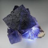 Fluorita<br />Mina Denton, formación Sub-Rosiclare, Grupo Goose Creek Mine, Sub-Distrito Harris Creek, Condado Hardin, Illinois, USA<br />11 x 10 cm.<br /> (Autor: Antonio P. López)