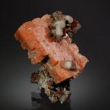 Serandite with Natrolite, Rhodochrosite and AegirineMont Saint-Hilaire, La Vallée-du-Richelieu RCM, Montérégie, Québec, Canada6.0 x 6.6 cm (Author: crosstimber)