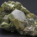 Chalcopyrite, Arsenopyrite, Siderite<br />Minas da Panasqueira, Aldeia de São Francisco de Assis, Covilhã, Castelo Branco, Cova da Beira, Centro, Portugal<br />10 x 7 x 5 cm<br /> (Author: James)