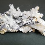 Beryl (variety goshenite) and Schorl<br />Erongo Mountain, Usakos, Erongo Region, Namibia<br />93mm x 46mm x 52mm<br /> (Author: Heimo Hellwig)