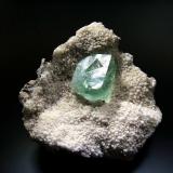 Fluorita y Calcita<br />Mina Xianghualing, Xianghualing, Linwu, Prefectura Chenzhou, Provincia Hunan, China<br />9 x 9 cm.<br /> (Autor: Antonio P. López)
