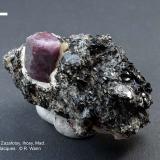 Corundum<br />Zazafotsy Quarry, Zazafotsy Commune, Fianarantsoa, Ihosy District, Horombe Region, Fianarantsoa Province, Madagascar<br /><br /> (Author: Roger Warin)