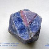 Corundum (bicolor)<br />Zazafotsy Quarry, Zazafotsy Commune, Fianarantsoa, Ihosy District, Horombe Region, Fianarantsoa Province, Madagascar<br /><br /> (Author: Roger Warin)