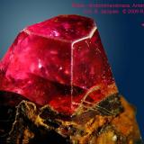 Corundum (variety ruby)<br />Ambohimandrosoa, Antanifotsy District, Vakinankaratra Region, Antananarivo Province, Madagascar<br /><br /> (Author: Roger Warin)