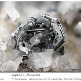 Hematite<br />Grand Pic de la Lauzière, La Lauzière Massif, Saint-Jean-de-Maurienne, Savoie, Auvergne-Rhône-Alpes, France<br />fov 11 mm<br /> (Author: ploum)