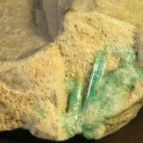 Beryl (variety emerald)<br />Chivor mining district, Municipio Chivor, Eastern Emerald Belt, Boyacá Department, Colombia<br />73mm x 84mm x 43 mm<br /> (Author: franjungle)