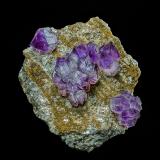 Quartz (variety amethyst)<br />Reel Mine, Iron Station, Lincoln County, North Carolina, USA<br />12.3 x 14.4 cm<br /> (Author: am mizunaka)