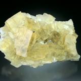 Fluorite<br />Killhope Mine, Middlegrove vein, Weardale, North Pennines Orefield, County Durham, England / United Kingdom<br />9x7x3 cm overall size<br /> (Author: Jesse Fisher)