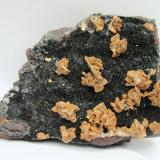 Dolomite, Hematite<br />Florence Mine, Egremont, West Cumberland Iron Field, former Cumberland, Cumbria, England / United Kingdom<br />Specimen size 12 cm, largest dolomite crystals 7 mm<br /> (Author: Tobi)