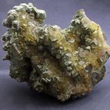 Fluorite, Pyrite/Marcasite<br />Santo Firme Group of Mines (Villabona Mines), Villabona, Llanera, Comarca del Nora, Principality of Asturias (Asturias), Spain<br />15 x 14 x 8 cm<br /> (Author: James)