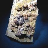 Barita.Mina María Magdalena (Mina Santiago), calicata 'de l´Alzina', Lo Fangar (Els Solans), Ulldemolins, Comarca Priorat, Tarragona, Cataluña / Catalunya, España65x38 mm (Autor: Jesus Franquesa Baucells)