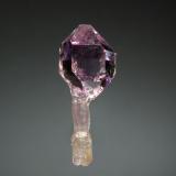 Quartz (variety amethyst)<br />Vakinankaratra Region, Madagascar<br />0.9 x 2.2 cm<br /> (Author: crosstimber)