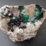 Pseudomalachite<br />Borstein Quarry, Reichenbach, Lautertal (Odenwald), Bergstraße District, Darmstadt, Hesse/Hessen, Germany<br />5,5 x 4,5 cm<br /> (Author: Andreas Gerstenberg)