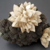 Calcite, Marcasite, Sphalerite<br />Diepenlinchen Mine, Stolberg, Mansfeld-Südharz District, Harz, Saxony-Anhalt/Sachsen-Anhalt, Germany<br />8,5 x 7,5 cm<br /> (Author: Andreas Gerstenberg)