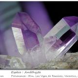 Quartz (variety amethyst)<br />Veracruz (Veracruz de Ignacio de la Llave), Mexico<br />fov 12 mm<br /> (Author: ploum)