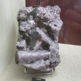 Fluorite, Sphalerite<br />Denton Mine, Goose Creek Mine group, Harris Creek Sub-District, Hardin County, Illinois, USA<br />Specimen size 22 cm<br /> (Author: Tobi)