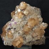 Calcita, Fluorita<br />Mina Elmwood, Carthage, Distrito Central Tennessee Ba-F-Pb-Zn, Condado Smith, Tennessee, USA<br />11 x 10 cm<br /> (Autor: Pedro Antonio)