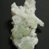 Quartz and Prehnite<br />Goboboseb Mountains, Brandberg area, Erongo Region, Namibia<br />38mm x 67mm x 30mm<br /> (Author: Heimo Hellwig)