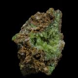 Pyromorphite<br />Yangshuo / Laohu area, Haiyang Mountains, Guilin Prefecture, Guangxi Zhuang Autonomous Region, China<br />6.5 x 5.1 cm<br /> (Author: am mizunaka)