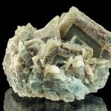 Baryte<br />Les Bains, Saint-Georges-les-Bains, La Voulte-sur-Rhône, Tournon-sur-Rhône, Ardèche, Auvergne-Rhône-Alpes, France<br />11 x 7 x 6 cm<br /> (Author: Niels Brouwer)