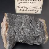 Nickelskutterudite (chloanthite)Weißer Hirsch Mine, Schneeberg District, Erzgebirgskreis, Saxony/Sachsen, Germany7 x 5 cm (Author: Andreas Gerstenberg)