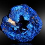 Azurita<br />Globe, Distrito Globe-Miami, Condado Gila, Arizona, USA<br />2 x 2 cm.<br /> (Autor: Antonio P. López)