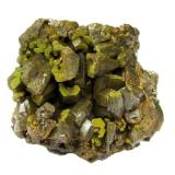 Pyromorphite<br />Les Farges Mine (Des Farges Mine), Ussel, Corrèze, Nouvelle-Aquitaine, France<br />Specimen size 5 cm, largest crystal 1 cm<br /> (Author: Tobi)