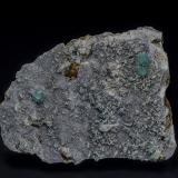 Fluorite, Calcite, Sphalerite, PyriteBoldut Mine, Cavnic mining area, Cavnic, Maramures, Romania7.5 x 5.7 cm (Author: am mizunaka)
