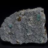 Fluorite, Calcite, Sphalerite, Pyrite<br />Boldut Mine, Cavnic mining area, Cavnic, Maramures, Romania<br />7.5 x 5.7 cm<br /> (Author: am mizunaka)