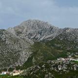 Vertiente occidental del Djabel Musa. En el centro, el valle por el que realizamos el descenso al barrio marítimo del pueblo de El Horra. (Autor: Josele)