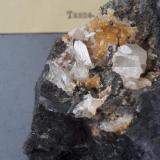 Anglesite, Cerussite, Galena<br />Gertrud Mine, Tanne, Oberharz am Brocken, Harz, Saxony-Anhalt/Sachsen-Anhalt, Germany<br />Largest crystal: 1 cm<br /> (Author: Andreas Gerstenberg)