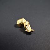 Gold<br />Santa Elena de Uairén, Gran Sabana, Bolívar State, Venezuela<br />10 mm x 5 mm<br /> (Author: Don Lum)
