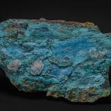 Quartz, Chrysocolla, Malachite<br />Hidden Hills Mine (Hidden Hill Mine), Providence Mountains, Arrowhead District, San Bernardino County, California, USA<br />10.4 x 6.1 cm<br /> (Author: am mizunaka)