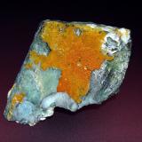 Desautelsita<br />Mina Coalinga Asbestos, Coalinga area, Montes Diablo, Condado Fresno, California, USA<br />7 x 6 cm.<br /> (Autor: Antonio P. López)