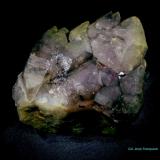 Cuarzo (variedad amatista)<br />Pedrera Mas Sever, Massabè (Mas Ceber), Sils, Comarca La Selva, Gerona / Girona, Cataluña / Catalunya, España<br />70x60 mm.<br /> (Autor: Jesus Franquesa Baucells)
